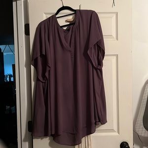 Torrid size 6 purple blouse